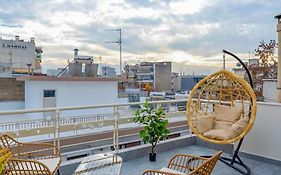 Pomegranate Luxury Penthouse Maisonette With Beautiful Terrace & Free Parking By Binobi !